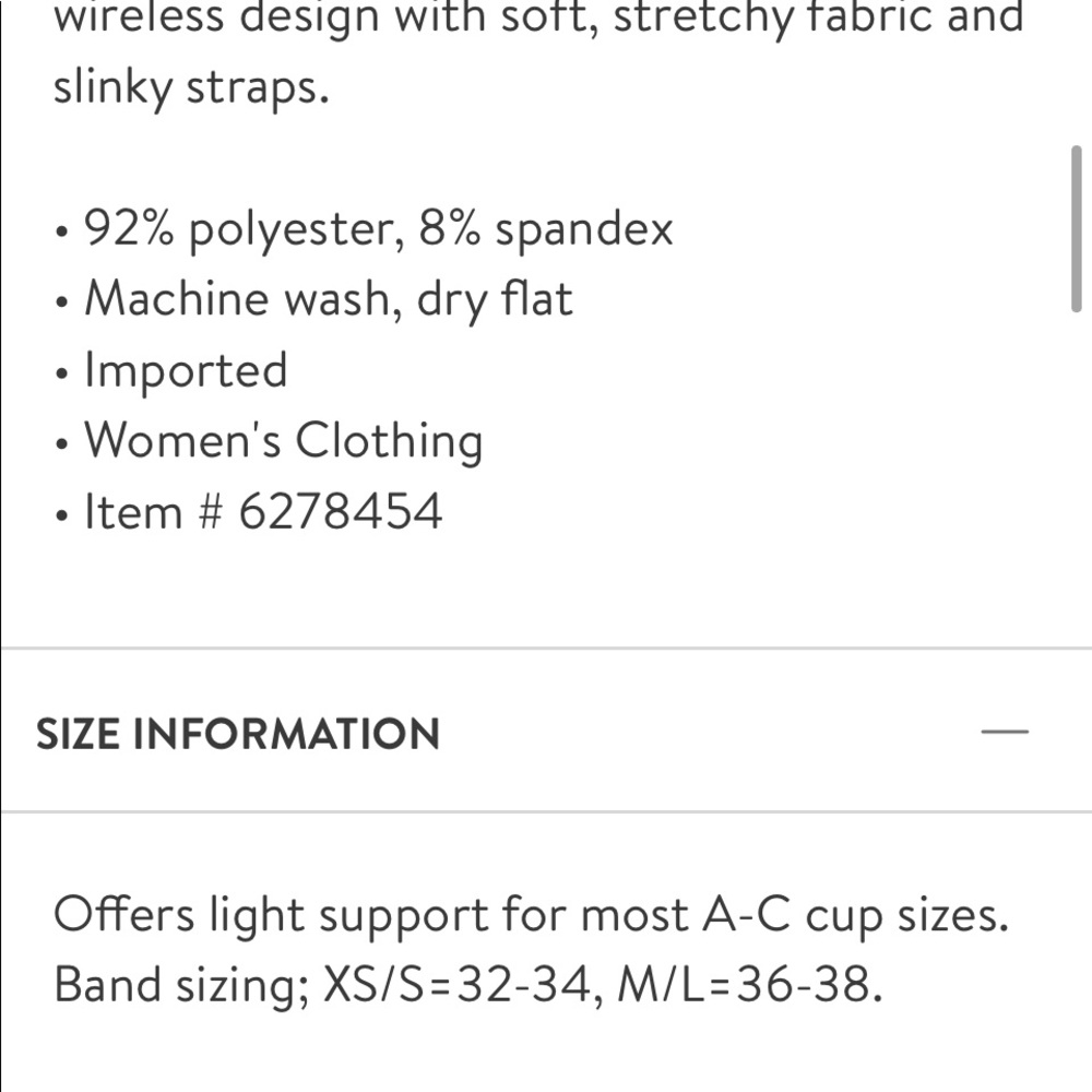 FREE PEOPLE ❤️‍🔥 SAMMI BRALETTE NWT SIZE XS/S - Picture 10 of 12